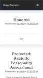 Mobile Screenshot of gregasciutto.com